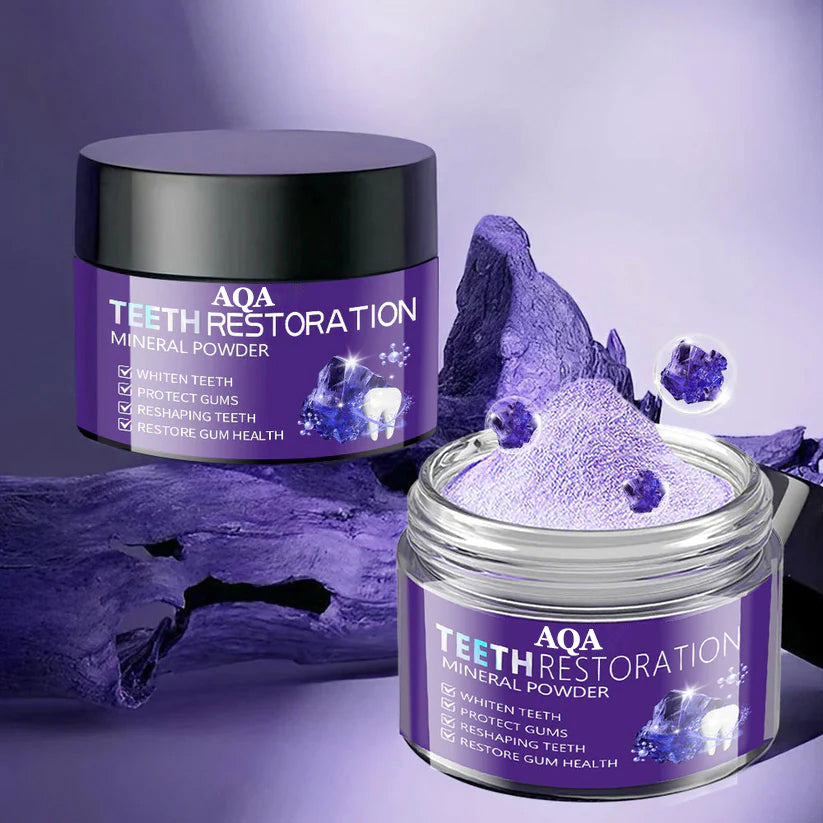 AQA™ Teeth Restoration Powder – Dentist-Approved Enamel Repair (CDA Certified) 🦷 | Flash Sale Today Only!