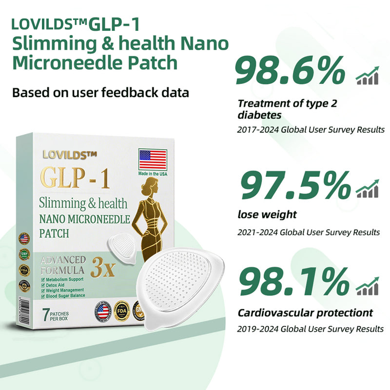 LOVILDS™ Tirzepatide Slimming & health NANO MICRONEEDLE PATCH 👩⚕️Suitable for obesity, cardiovascular diseases, diabetes, sleep apnea, high cholesterol and blood lipids, joint problems, and various other conditions