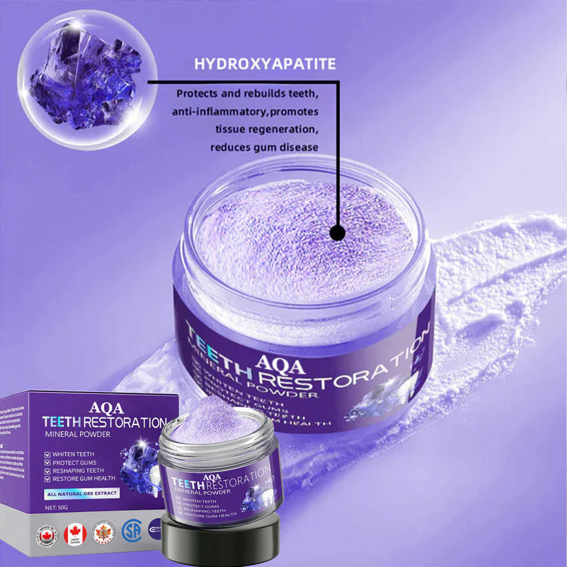 AQA™ Teeth Restoration Powder – Dentist-Approved Enamel Repair (CDA Certified) 🦷 | Flash Sale Today Only!