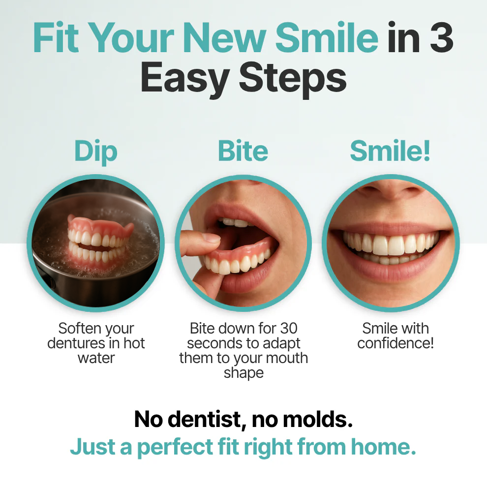 Medazy™ Custom-Fit Full Functional Dentures-f
