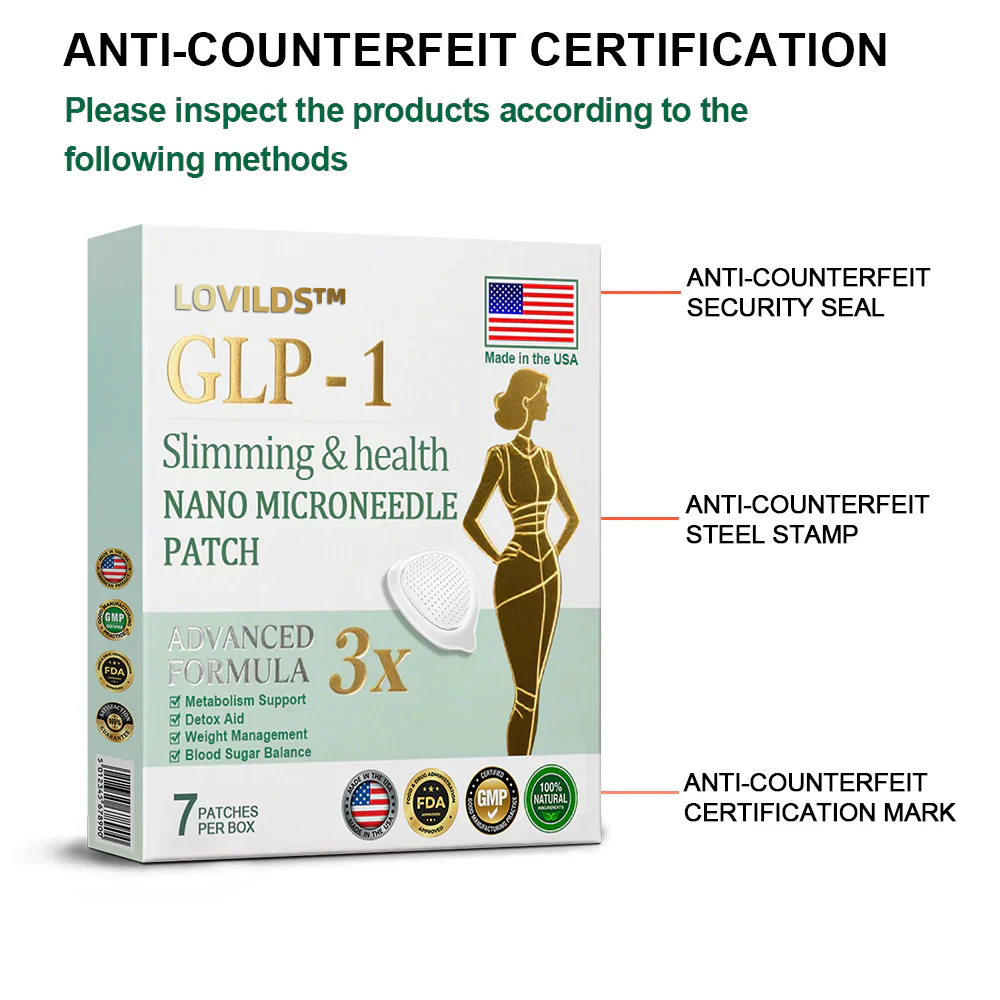 LOVILDS™  Tirzepatide Slimming & health NANO MICRONEEDLE PATCH 👩‍⚕️Suitable for obesity, cardiovascular diseases, diabetes, sleep apnea, high cholesterol and blood lipids, joint problems, and various other conditions