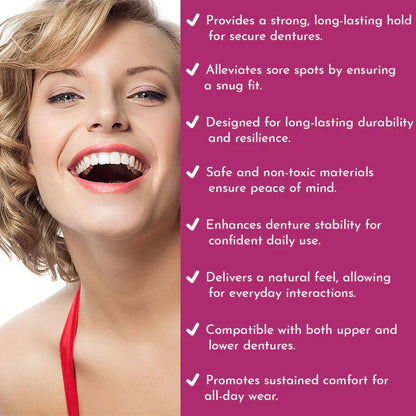 🦷[BUY 2 GET 2 FREE] LOVILDS™ Thermoplastic Denture Adhesive: Four days of worry-free, long-lasting stability for a confident smile!