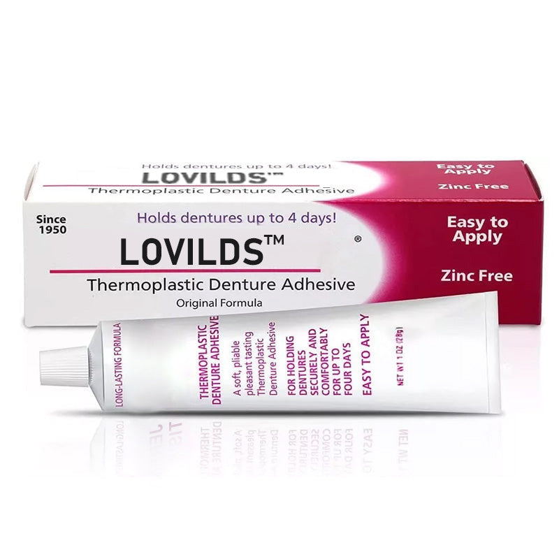 🦷[BUY 2 GET 2 FREE] LOVILDS™ Thermoplastic Denture Adhesive: Four days of worry-free, long-lasting stability for a confident smile!