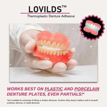 🦷[BUY 2 GET 2 FREE] LOVILDS™ Thermoplastic Denture Adhesive: Four days of worry-free, long-lasting stability for a confident smile!