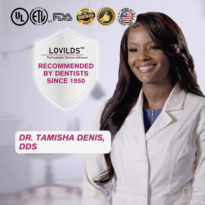 🦷[BUY 2 GET 2 FREE] LOVILDS™ Thermoplastic Denture Adhesive: Four days of worry-free, long-lasting stability for a confident smile!