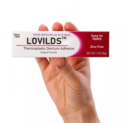 🦷[BUY 2 GET 2 FREE] LOVILDS™ Thermoplastic Denture Adhesive: Four days of worry-free, long-lasting stability for a confident smile!