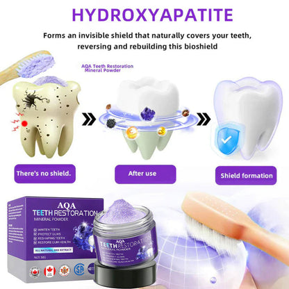 AQA™ Teeth Restoration Powder – Dentist-Approved Enamel Repair (CDA Certified) 🦷 | Flash Sale Today Only!