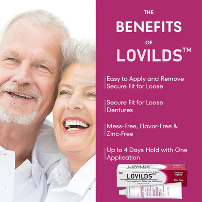 🦷[BUY 2 GET 2 FREE] LOVILDS™ Thermoplastic Denture Adhesive: Four days of worry-free, long-lasting stability for a confident smile!
