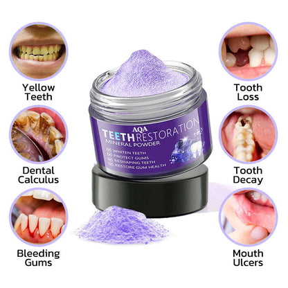 AQA™ Teeth Restoration Powder – Dentist-Approved Enamel Repair (CDA Certified) 🦷 | Flash Sale Today Only!